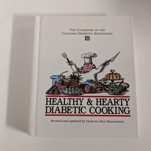 Healthy and Hearty Diabetic Cooking Cookbook (1993, Hardcover) - Food, Eating
